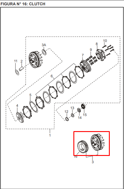 CAMPANA CLUTCH 75T BM100/DSC100-4S ORIGINAL - Mundimotos