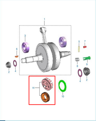CAMPANA CLUTCH 75T BM100/DSC100-4S ORIGINAL - Mundimotos