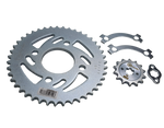 Cargar imagen en el visor de galería, Kit Sprocket Bajaj Discover 125St 14/43 Generico Cassarella - Mundimotos