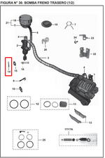 Cargar imagen en el visor de galería, PIN VARILLA FRENO BM100/DISC/PULSAR ORIGINAL - Mundimotos