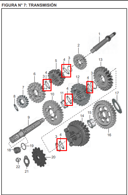 PIN 16MM CAJA BOXER ORIGINAL - Mundimotos