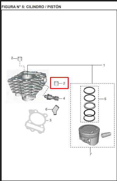 BUJE 08.8X10X14 GUIA CIL BOXER ORIGINAL - Mundimotos