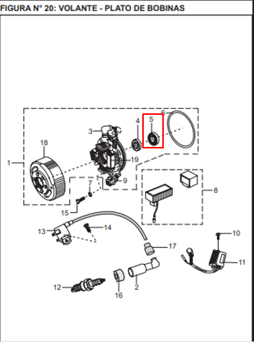 BALINERA PLATINOO BOBINA B0XER/UG ORIGINAL - Mundimotos