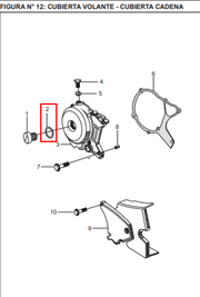 ORIN TAPON TAPA VOLANTE BOXER ORIGINAL - Mundimotos