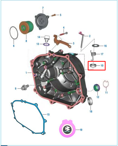 RETEN 12-20-05.5 LEVA CLUT BOXER ORIGINAL - Mundimotos
