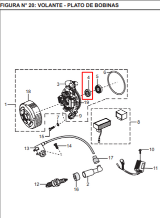 RETEN 17-31-07 BOBINAS BOXER ORIGINAL - Mundimotos