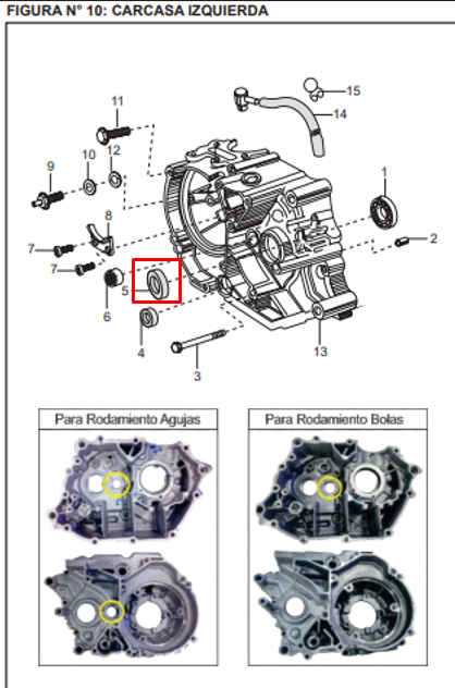 RETEN 22-32-05.3 EJE SALI. BOXER ORIGINAL - Mundimotos