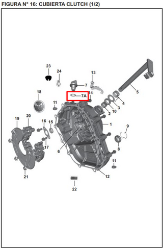 ORING TAPON OIL NS 200 ORIGINAL - Mundimotos