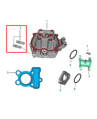 ESPARRAGO 08X045 CULATA LEGEND/NXT ORIGINAL - Mundimotos