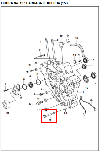 TORNILLO 06-45 HEXAGONO ARANDELA ORIGINAL - Mundimotos