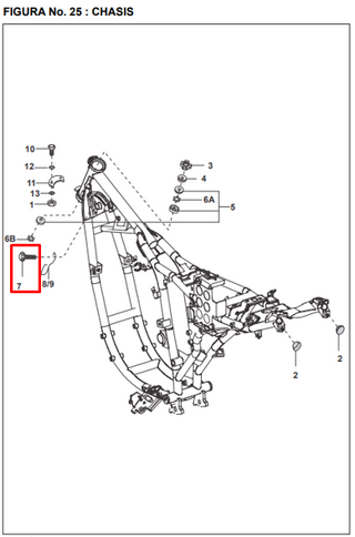 TORNILLO PULSAR UG ORIGINAL - Mundimotos