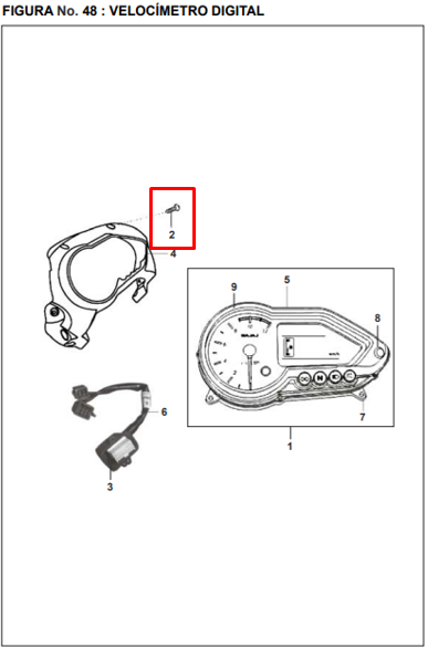 TORNILLO Velocimetro PULSAR/DISCOV ORIGINAL - Mundimotos