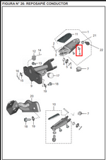 Cargar imagen en el visor de galería, TORNILLO GUARDA RR/IN 200 NS ORIGINAL - Mundimotos