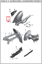 Cargar imagen en el visor de galería, TORNILLO GUARDA RR/IN 200 NS ORIGINAL - Mundimotos