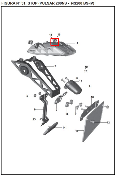 TORNILLO 5X20 VISOR DISCOVER 100/125FD ORIGINAL - Mundimotos