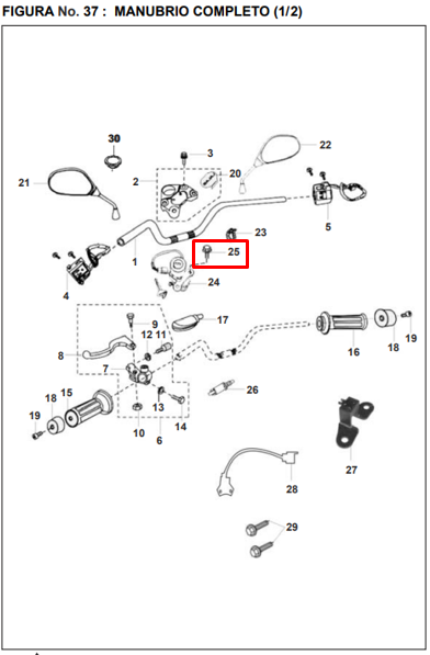 TORNILLO A 06X015 GRS ORIGINAL - Mundimotos