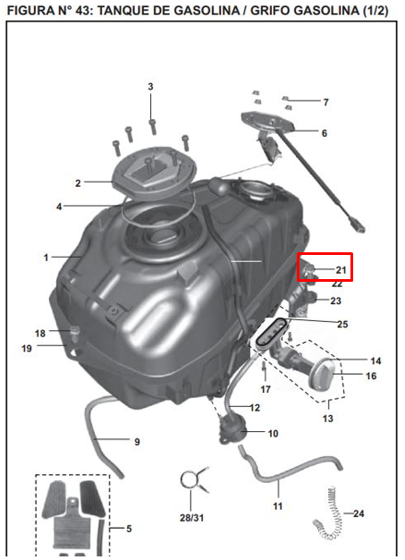 TORNILLO A 06X015 GRS ORIGINAL - Mundimotos