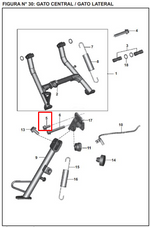 Cargar imagen en el visor de galería, TORNILLO GUARDABARRO FR 200 NS ORIGINAL - Mundimotos