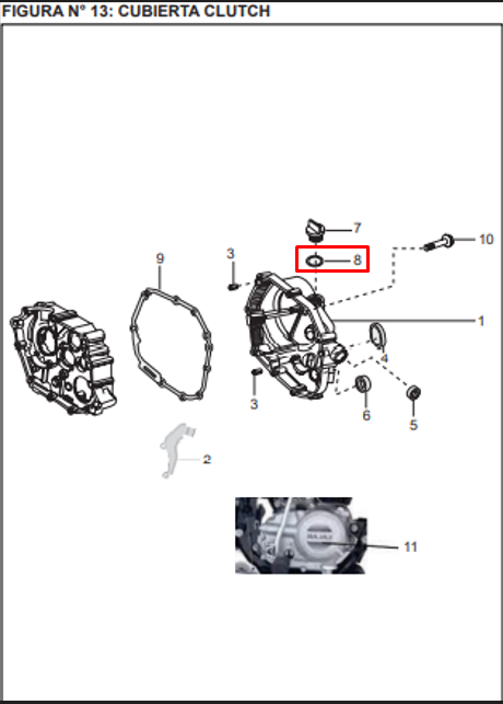 ORING 18X3 TAPA OIL BOXER/PLATINON ORIGINAL - Mundimotos
