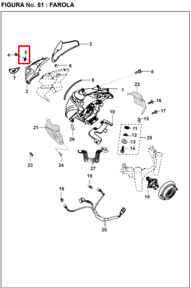 ARANDELA VISOR BX/DISC/PULSAR 180 ORIGINAL - Mundimotos