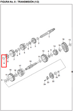 Cargar imagen en el visor de galería, ARANDELA CAJA PULSAR ORIGINAL - Mundimotos