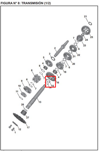 ARANDELA 20X27X1 CAJA PULSAR ORIGINAL - Mundimotos