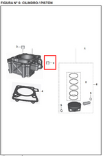 Cargar imagen en el visor de galería, BUJE 14X20 GUIA Cilindro PULSAR ORIGINAL - Mundimotos
