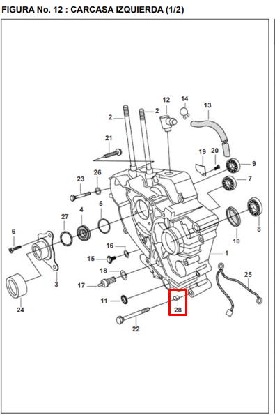 BUJE 14X20 GUIA Cilindro PULSAR ORIGINAL - Mundimotos