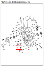 Cargar imagen en el visor de galería, RETEN 12-22-09 EJE CAMBIO PULSAR ORIGINAL - Mundimotos