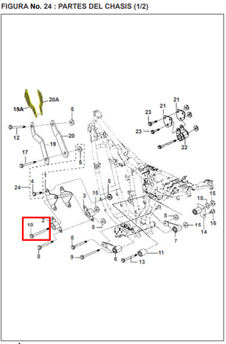 TORNILLO A 08X160 ORIGINAL - Mundimotos