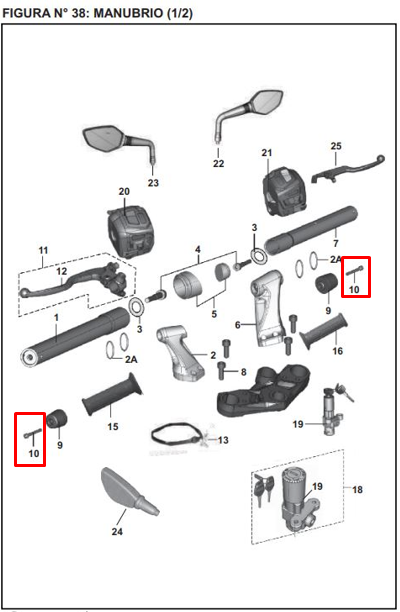 TORNILLO HLL 06X50 TAPON PULSAR ORIGINAL - Mundimotos