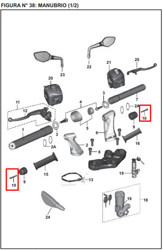 TORNILLO HLL 06X50 TAPON PULSAR ORIGINAL - Mundimotos