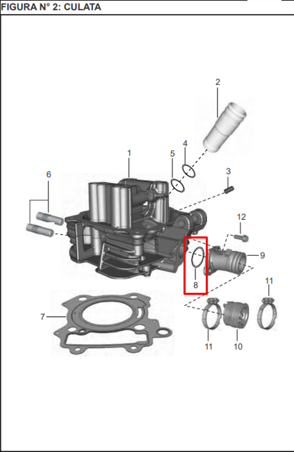 ORING SOPORTE CARBURADORURADOR PULSAR ORIGINAL - Mundimotos