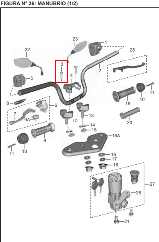 TORNILLO HHEXAGONO 8X35 ORIGINAL - Mundimotos