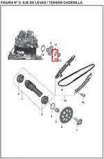Cargar imagen en el visor de galería, ORING TENSOR CADENILLA PULSAR 135 ORIGINAL - Mundimotos
