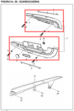 Cargar imagen en el visor de galería, GUARDACADENA PULSARII/BLAC-TEC ORIGINAL - Mundimotos