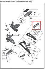 Load image into Gallery viewer, POSAPIE RR/RH 150NS/200 ORIGINAL - Mundimotos