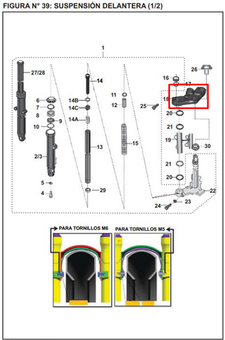 CABEZA ESPIGA NGR MATE 200 NS ORIGINAL - Mundimotos