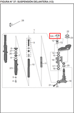 Cargar imagen en el visor de galería, TORNILLO A 10X20 TELES DISCOVER 100/125 ORIGINAL - Mundimotos