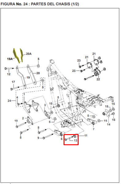 TORNILLO HLL 08X150 PUL180UG ORIGINAL - Mundimotos