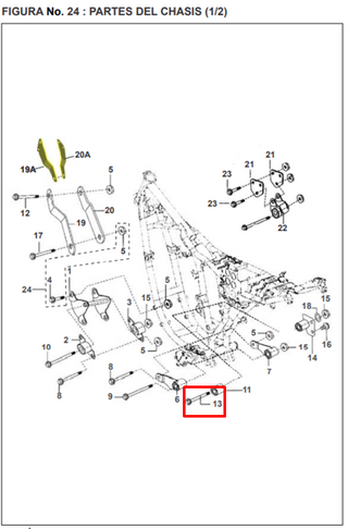 TORNILLO HLL 08X150 PUL180UG ORIGINAL - Mundimotos