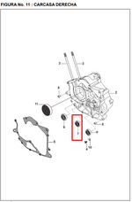 Cargar imagen en el visor de galería, CANASTILLA HK15-21-16 ES PULSAR UG ORIGINAL - Mundimotos
