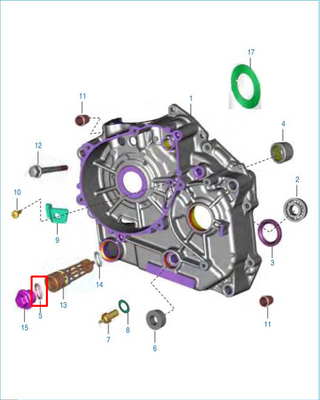 ORING 20X2.5 TAPON OIL PULSAR 135 ORIGINAL - Mundimotos