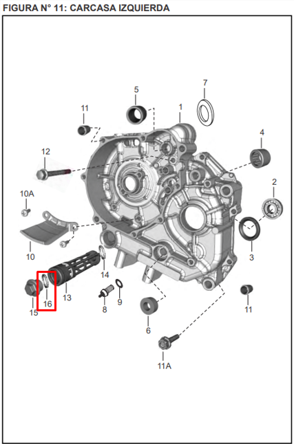 ORING 20X2.5 TAPON OIL PULSAR 135 ORIGINAL - Mundimotos