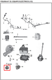 FUSIBLE 15A (2) 200 NS ORIGINAL - Mundimotos