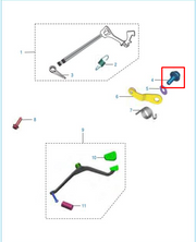 TORNILLO LEVA CAMBO NS160/150/BS4 ORIGINAL - Mundimotos