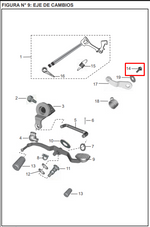 Cargar imagen en el visor de galería, TORNILLO LEVA CAMBO NS160/150/BS4 ORIGINAL - Mundimotos