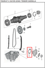Cargar imagen en el visor de galería, EMPAQUE TENSOR CAD. PULSAR UG/200 ORIGINAL - Mundimotos