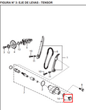 TORNILLO TENS CAD PUL/BX/DIS ORIGINAL - Mundimotos