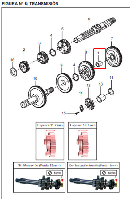 BUJE PINON CAJA BOXER TEC-S1D ORIGINAL - Mundimotos